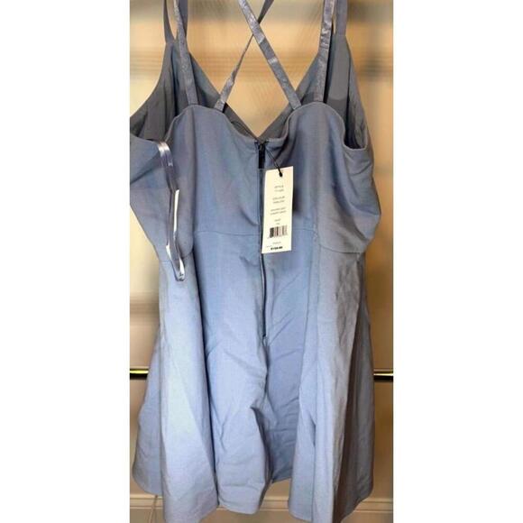 French Connection Whisper Light Strappy Dress in Smoulder - Picture 2 of 4